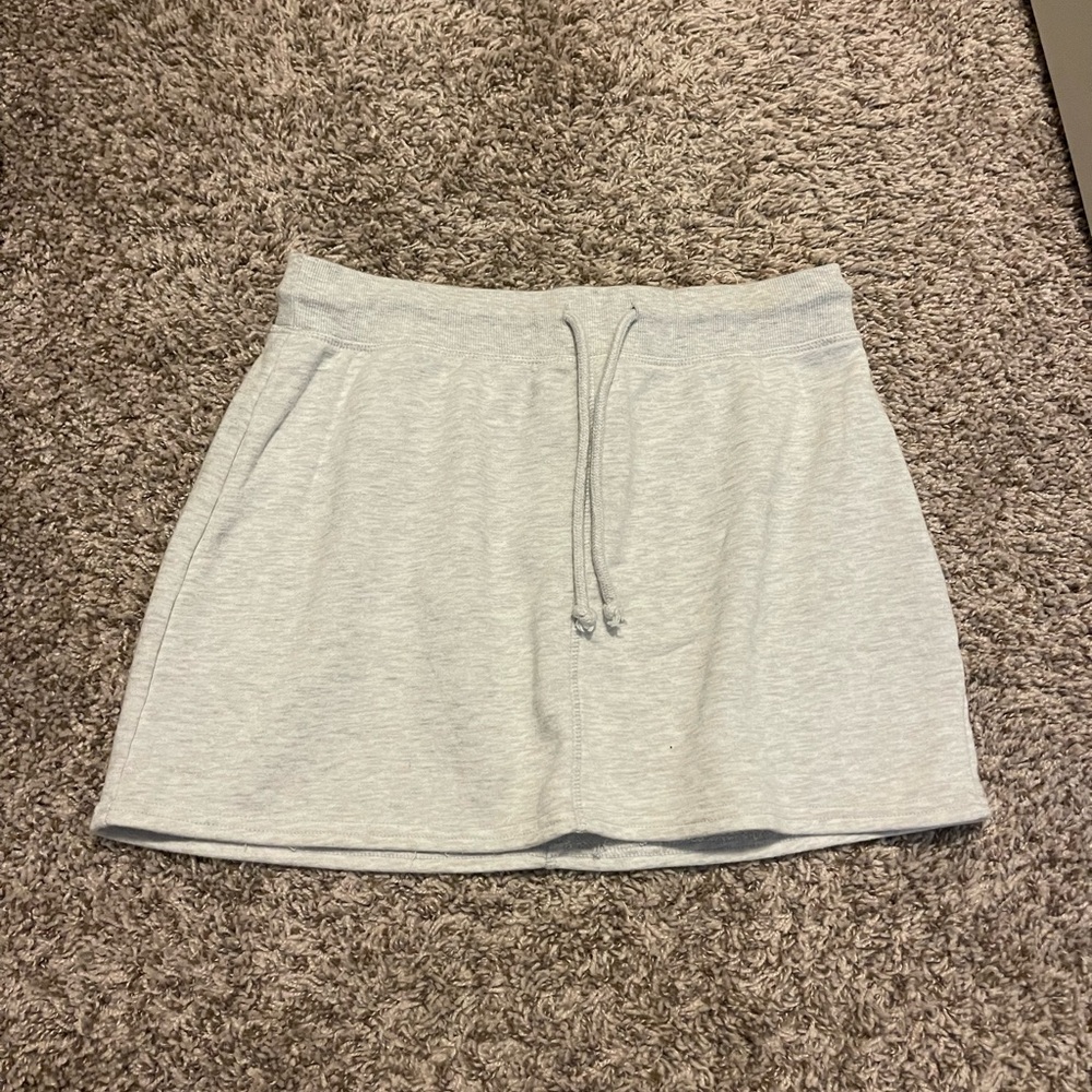 Factorie Light Gray Skirt with Drawstring